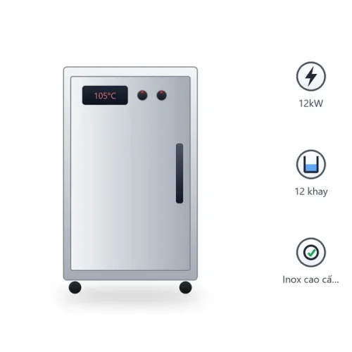 Tủ nấu cơm 12 khay điện