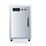 Tủ nấu cơm 24 khay điện và gas – ảnh thực tế