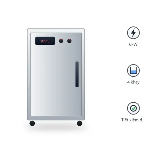 Tủ nấu cơm 4 khay điện